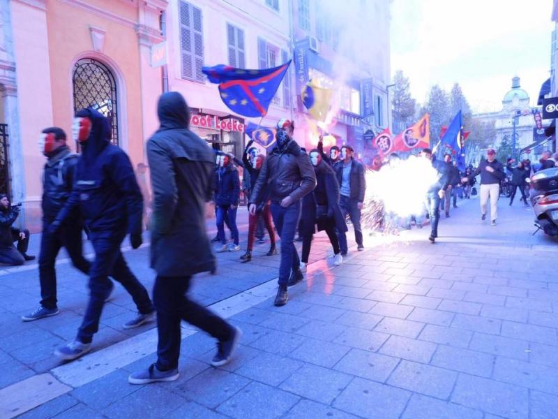 Marseille, 03.12.2016 - Action Française und CasaPound