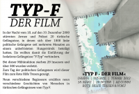 Flyer: Typ F - Der Film. Eine Dokumentation zum Rote Hilfe Tresen am 18.03.2014