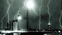 Lightning storm over Boston