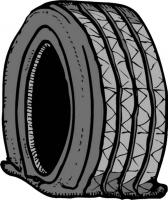 Platter Reifen
