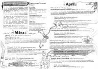 Queer-feministische Agenda März/April (Bern/CH)