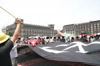 Kundgebung auf dem Zocalo