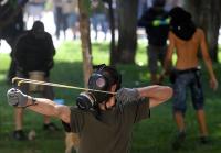 Sniper auf dem Syntagma