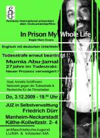 03.12.2009 Mumia-Veranstaltung in Mannheim