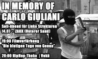 In Memory of Carlo Giuliani