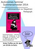 Autonomes Seminar: Negative Pädagogik