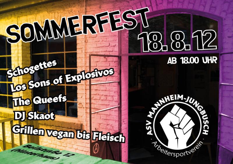 ASV Sommerfest Flyer