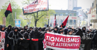 Anarchosyndikalist_innen am 1. Mai in Plauen