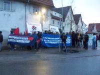 Antifaschistische Mahnwache in Schorndorf/Weiler