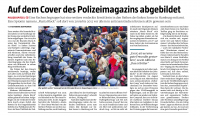 Maria Böhmichen: Auf dem Cover des Polizeimagazins abgebildet
