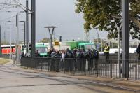 Festgehaltene Antifas am Hbf