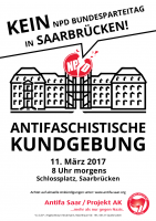 Kein NPD-Bundesparteitag in Saarbrücken