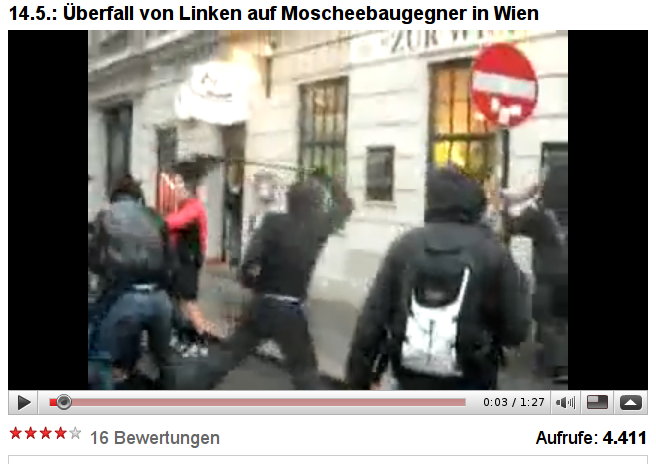 Screenshot des umstrittenen YouTube-Videos