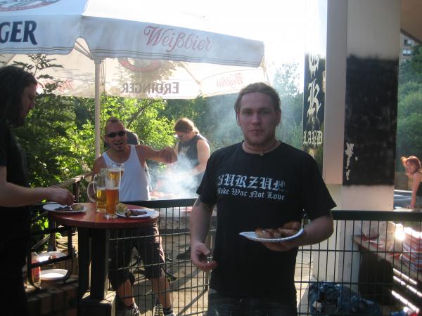 Blackland-Impressionen: Gast mit Burzum-Shirt