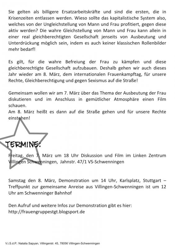Flyer hinten