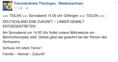 Freundeskreis Facebook-Post