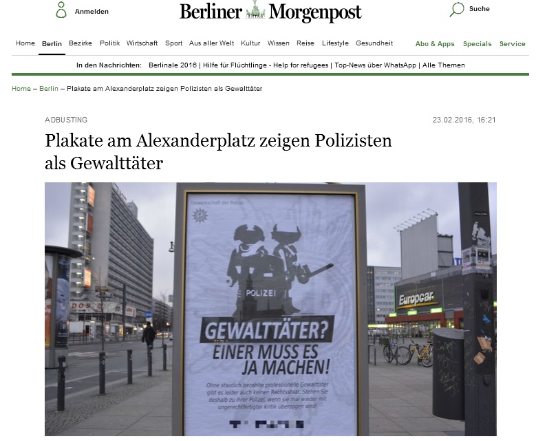 Berliner Morgenpost 23.2.2016