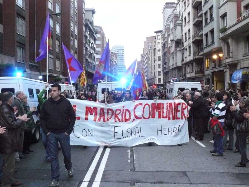 Madrid solidarisiert sich mit dem Baskenland