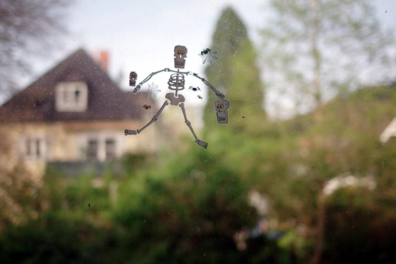 Gespenst im Fenster