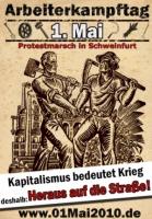 Naziaufmarsch am 1. Mai 2010in Schweinfurt - Propaganda
