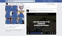Rüdiger Klinner bei facebook stets auf Mahnwachen in Berlin
