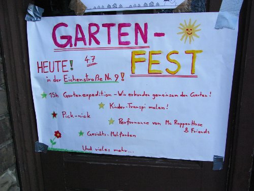 gartenfest2 - Wien 2.7.2010 Hausbesetzung Eichenstrasse Nr.9