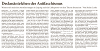 FAZ: »Deckmäntelchen des Antifaschismus«