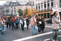 Demozug in der Aachener Innenstadt, 1998