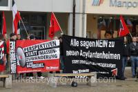 Kundgebung von „Die Rechte Sachsen-Anhalt“ am 30.05.2015 auf dem Halberstädter Fischmarkt (Bild: Lukas Beyer)