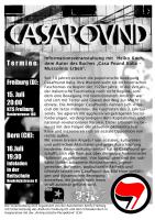 Casa Pound Italia: Mussolinis Erben, Flyer Freiburg & Bern