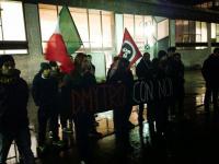 Kundgebung von CasaPound Napoli vor dem ukrainischem Konsulat