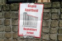 Gegen Apartheid – Boykottiert Israel-Plakat