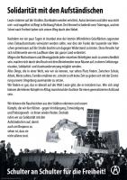 Kreuzberg grüßt die Aufständischen in der Türkei (Flyer deutsch)