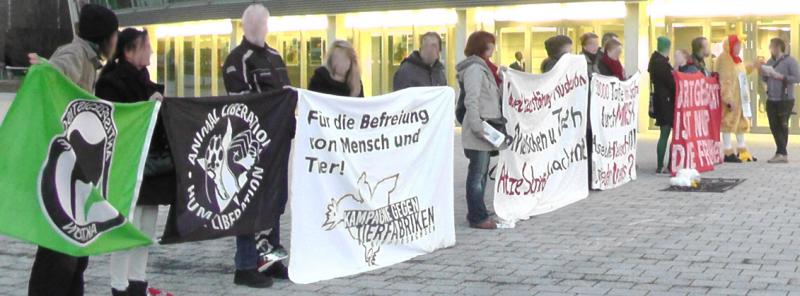 Atze Schröder macht Werbung für Wiesenhof - Kundgebung - Foto 2