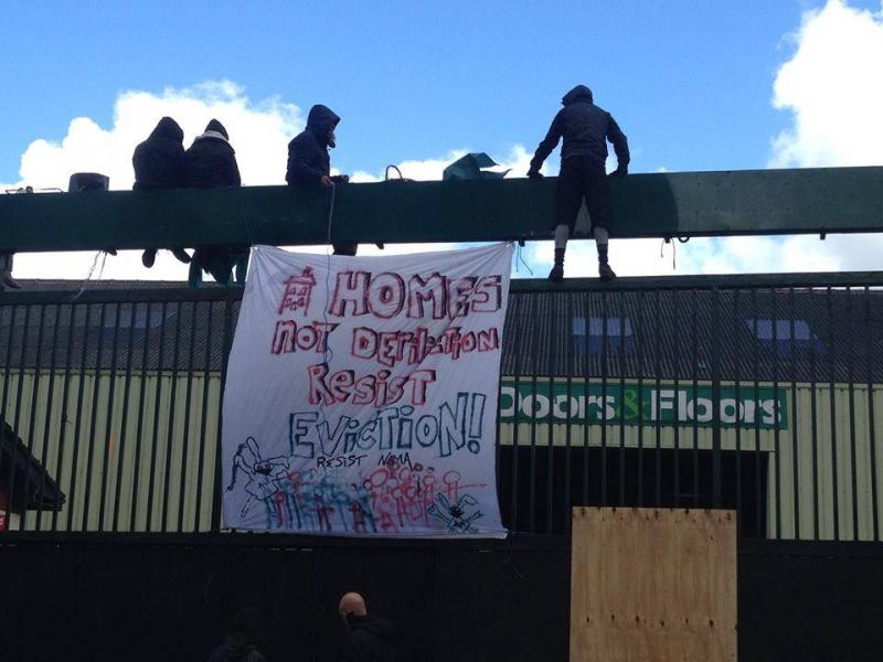 Resist eviction in Dublin, Ireland