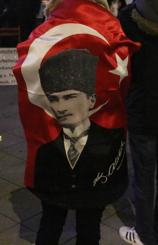 Kundgebung von türkischen Faschisten