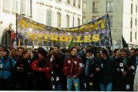 29. März 1997 Strassbourg I Demonstration gegen den FN (Foto: Antifa, die kleinen Strolche)