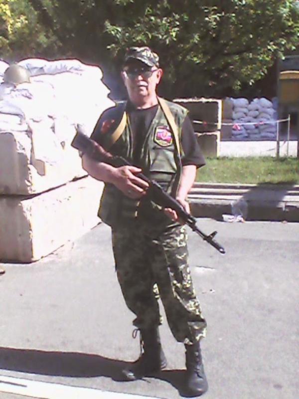 Aleksandr Kildischow, Wolograd-Abteilung der RNE, Juli 2014, Ostukraine