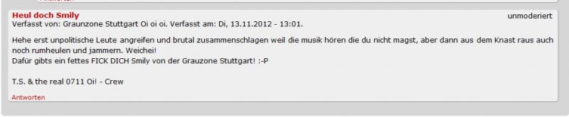 Kommentar gegen Smily