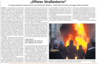 Süddeutsche Zeitung: „Offener Straßenterror“