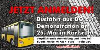 Naziflyer zut Busfahrt aus Do nach Ka am 25 Mai