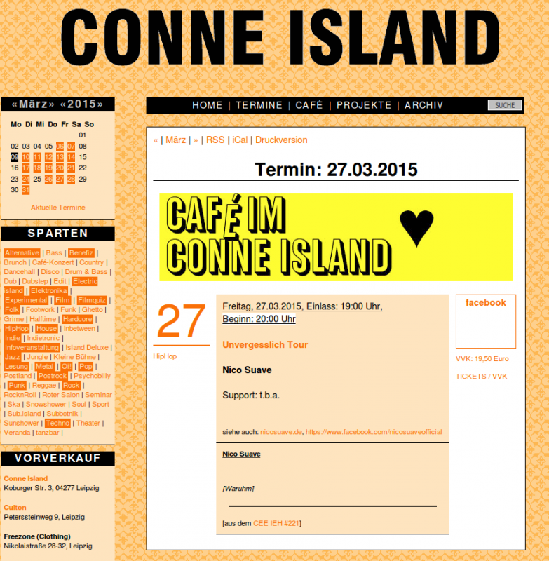 Nico Suave Conne Island 27.03.2015