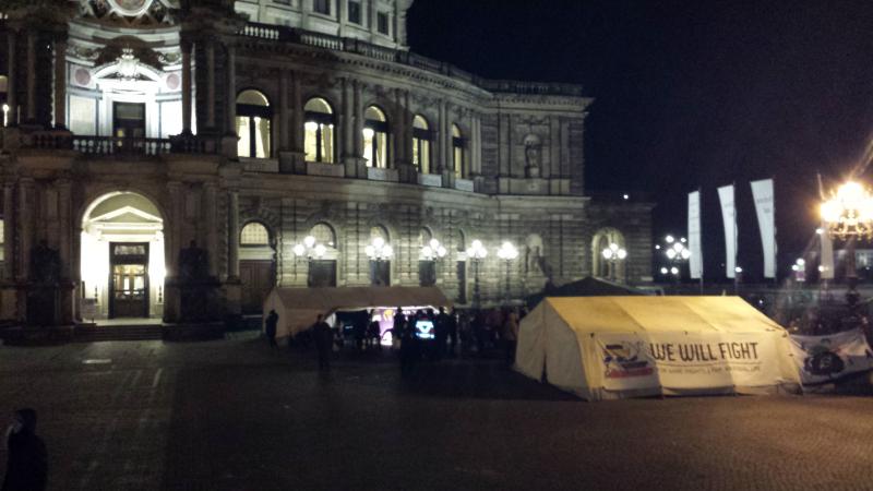 Refugee Protest Camp in Dresden