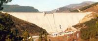 Der gefährliche Staudamm in dem Itoiz versunken ist