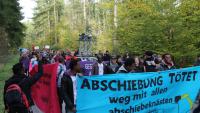 Demo gegen den Abschiebeknast in Büren 2