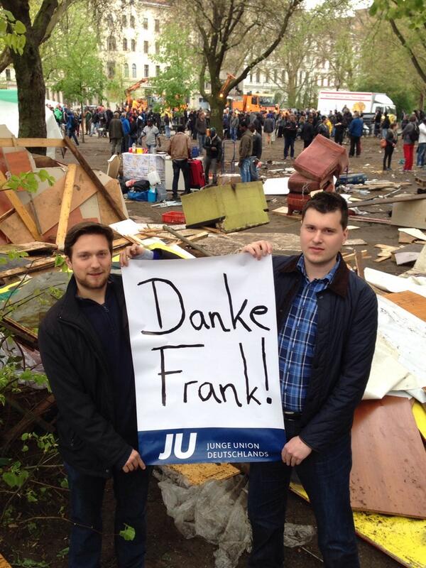 Junge Union: Danke Frank!