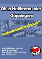 Ob in Heilbronn oder Göppingen: Naziaufmärsche stoppen!