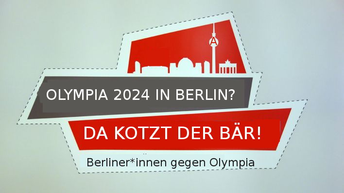 Olympia 2024 in Berlin? Da kotzt der Bär!