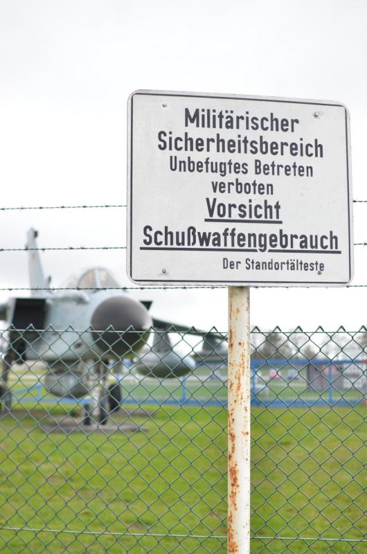  Antimilitaristischer Besuch am Luftwaffenstandort Jagel 3