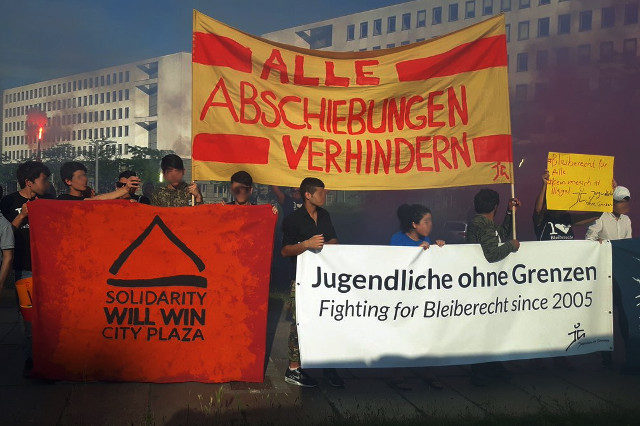 Demo gegen IMK in Dresden